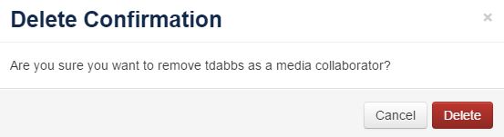 confirm delete