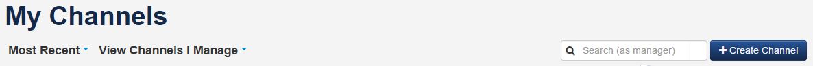 my channels